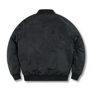 Men's Classic Style Zip up Bomber Jacket With Sleeve Zips - Product Image 3