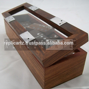 Juego de dominó de madera para niños y adultos Juegos de mesa clásicos Juguete - Product Image 3