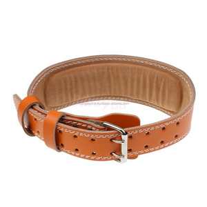 Logo personnalisé Prix de gros Musculation Haltérophilie Ceinture rembourrée en cuir 4 pouces 6 pouces Ceintures de gymnastique - Product Image 3
