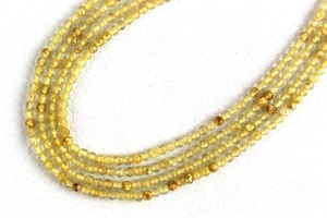 12.5 "ยาวที่สวยงาม1สาระธรรมชาติทอง Rutile เหลี่ยมเพชรพลอยสังเคราะห์ลูกปัดควอตซ์ผมแท้ - Product Image 6