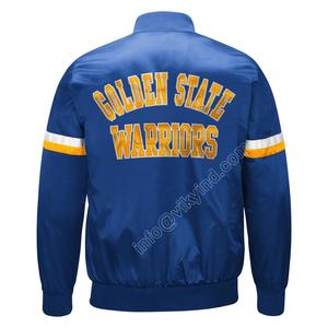 Chaqueta universitaria de poliéster satinado para hombre, chaqueta bomber de béisbol Letterman de satén con logotipo personalizado en blanco de alta calidad para hombre - Product Image 5