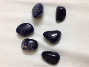 Galets de pierre naturelle noire jet foncé brillants et polis pour l'aménagement paysager, pavés - Product Image 4