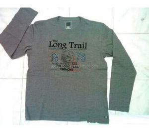 T-shirt à panneaux personnalisé pour hommes 100% coton à manches longues et imprimé football mignon T-shirt mince à manches longues pour hommes - Product Image 3