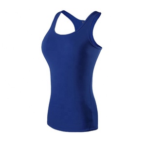 Women Workout Tank Tops Sleeveless T-shirt Sport Gym <b>Clothes</b> Fitness Yoga Vests Yoga Tan Tops Exercise Fitness Tank Top Running - Product Image 1