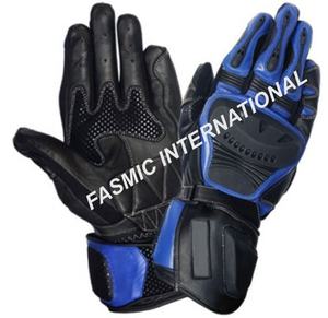Gants de moto durables en cuir de vachette avec néoprène et maille d'air pour motocross - Product Image 5