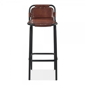 ของแท้หนังโลหะอุตสาหกรรมบาร์เก้าอี้/เก้าอี้บาร์ - Product Image 2