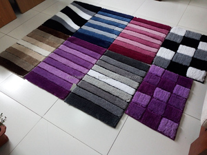 Alfombrilla de baño de microfibra de tamaño personalizado antideslizante, suave y esponjosa, lista para enviar a precios de fábrica - Product Image 6