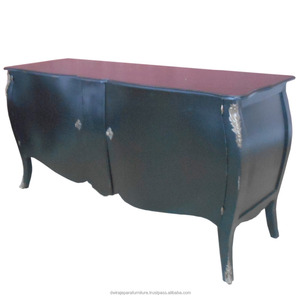 Gabinete de madera para sala de estar, estilo francés - Product Image 2