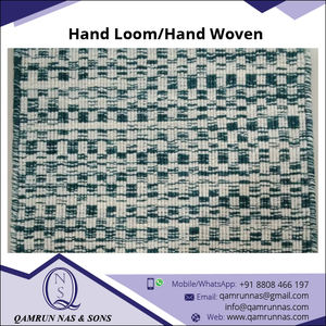 พรมปูพื้นขนแกะเนื้อเรียบดีไซน์ใหม่พร้อมแถบสีแดงพรมปักลายสำหรับห้องรับประทานอาหารหรือใช้สวดมนต์100% - Product Image 3