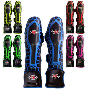 Espinilleras de cuero personalizadas para Kickboxing, colores personalizados, protección de piernas, espuma acolchada para boxeo, entrenamiento de lucha, espinilleras DE BOXEO - Product Image 4