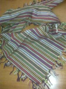 Ropa informal Exportación Calidad Hecho a mano Multicolor Diseñador Chica Bufanda Funky Moda Invierno Color verde Viscosa cuadrada larga - Product Image 3