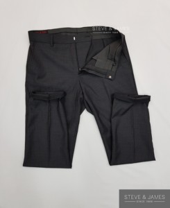 2020 New Design High Quality Steve & James <b>Wool</b> Worsted Smart Casual Men's Trousers with Zipper Fly OEM Service - Product Image 3