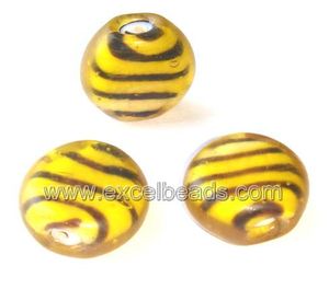 Best Quality Crystal Lampwork Striped Aqua Glass <b>Beads</b> 16mm/18mm for Jewelry Making <b>Curtain</b> Wall Hangings Decorative Craft Work - Product Image 4