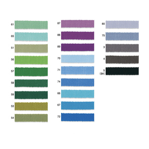 Venta al por mayor 100% cinta de grogrén de algodón de lujo de doble cara de color sólido de tela suave de 75mm de ancho Oeko-Tex certificado 86 colores regalo - Product Image 5