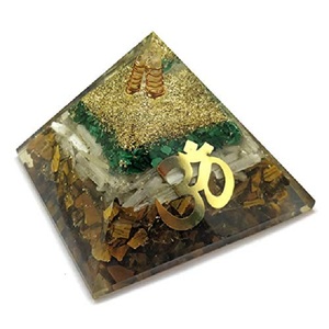 Oregon Quartz Naturel Améthyste Malachite Sélénite Oeil de Tigre Pyramide Nubienne Orgonite Grossiste Fourniture Reiki Guérison Cristal - Product Image 4