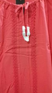 Chemise à manches longues en popeline pour femmes grande taille, col rond, manches chauve-souris, écologique, décontractée, ample, vêtement d'été bangladais - Product Image 6