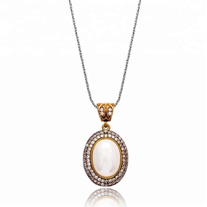Collier avec pendentif en perle en argent sterling 925 authentique pour femmes turques, style tendance fait main, authenticité certifiée - Product Image 1