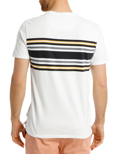 High Fashion Breathable Cotton Knitted Men's T-Shirts Casual Crew Neck Short Sleeve Stripe <b>Spring</b> Summer Autumn Custom Plus Size - Product Image 3