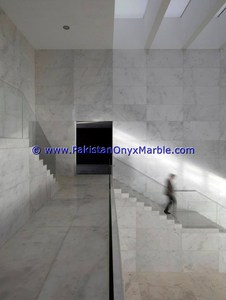 Escaleras de Mármol, Escalones, Plataformas, Mármol Blanco Ziarat Carrara, Diseño Moderno, Decoración para el Hogar y la Oficina, Escaleras de Mármol Natural - Product Image 4