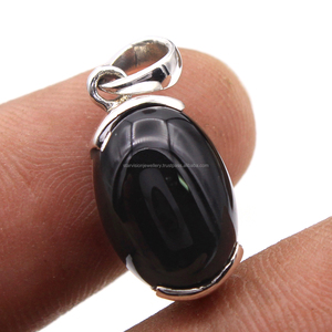 ธรรมชาติ Rainbow Moonstone ขายส่งเครื่องประดับจี้เงินแท้925 - Product Image 6