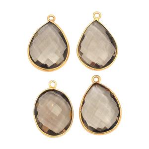 Labradorite Or Vermeil Pierres Précieuses Pendentif - Product Image 4