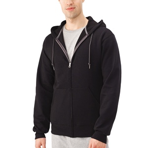 Sudadera de talla grande para hombre de alta calidad, sudadera impermeable para gimnasio con cremallera, diseño de punto bordado anticontracción, estilo deportivo muscular - Product Image 6