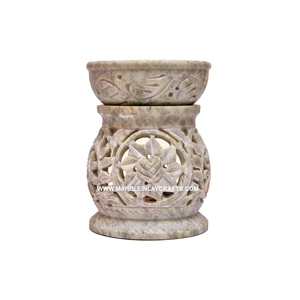 Natural Stone Fragrance Oil <b>Diffuser</b>, <b>Aroma</b> Oil Lamp - Product Image 1