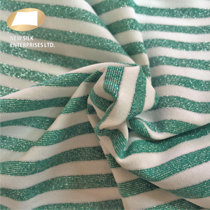 Argent métallique lurex tissu extensible en nylon pour la lingerie - Product Image 2