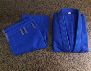 Kimonos y Gis de Jiu Jitsu Brasileño Azul de Alta Calidad con Costuras en Color Contrastante, Gi de Bjj Hecho en Pakistán - Product Image 2