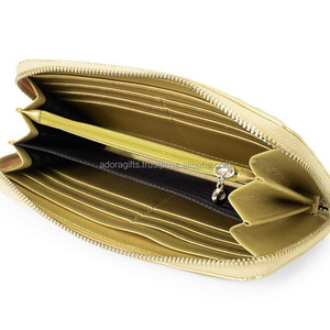 กระเป๋าสตางค์หนังผู้หญิง ADORA รุ่นใหม่ ปี 2024 ป้องกัน RFID ปิดซิป ทรงยาว คุณภาพสูง ทนทาน - Product Image 1