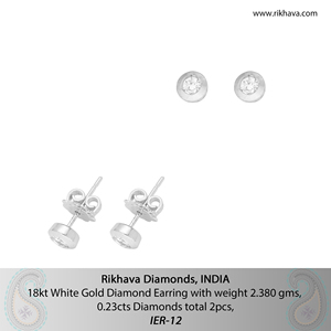 Boucles d'oreilles en or diamant élégantes et luxueuses pour femmes bijoux accessoires - Product Image 6