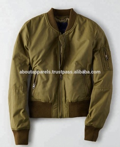 แจ็คเก็ตผ้าฝ้ายทอลายทแยงสำหรับผู้ชายเสื้อแจ็กเก็ตบอมเบอร์เสื้อกีฬาเบสบอลผ้าคอตตอนพิมพ์ลายทแยง - Product Image 4