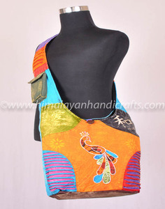 กระเป๋าสะพายผ้าฝ้ายพิมพ์ลายนกยูง Razorcut Stonewash,กระเป๋าสะพายไหล่ RSCB 280 - Product Image 2