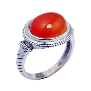 Gran oferta, nueva moda, cornalina piedra preciosa, anillo Eternity Vermeil, joyería de plata de ley 925, joyería de plata hecha a mano - Product Image 1