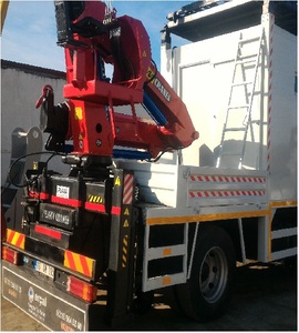 PUMA motor 12 Max altura de elevación 5 Ton telescópica montada en camión grúa knuckle Boom grúas de carga nominal 5000kg - Product Image 4