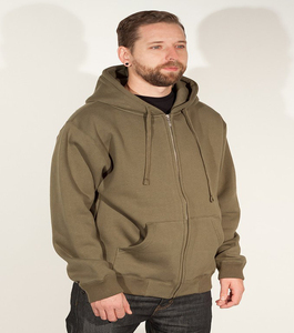 Sweat-shirt à capuche zippé personnalisé de haute qualité pour hommes Design de mode d'hiver orienté vers l'exportation - Product Image 1