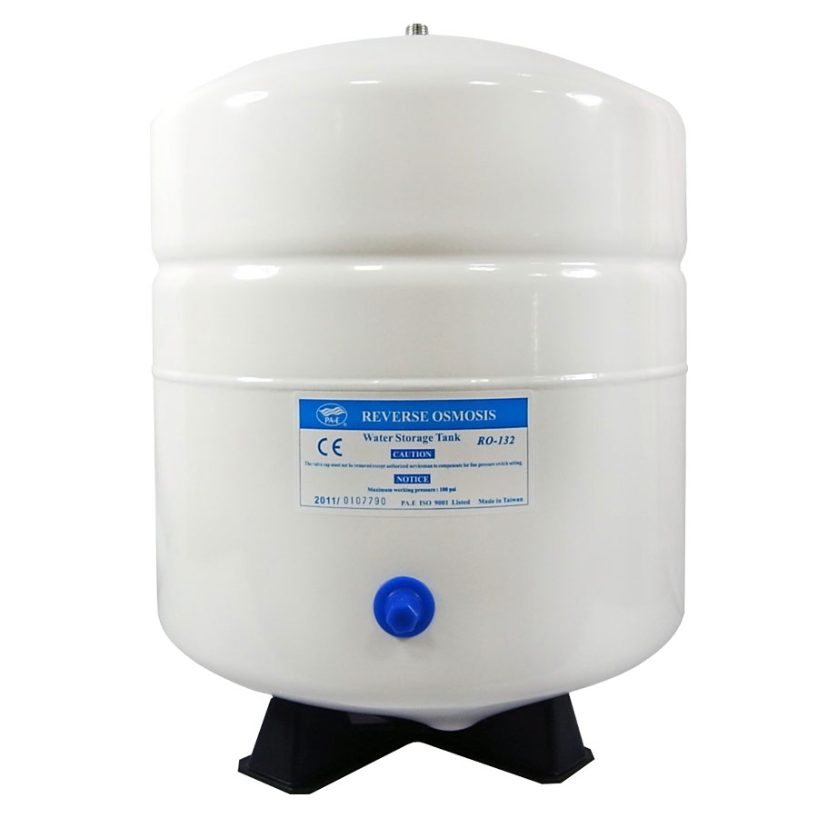 台湾ブーダー 3.2ガロン コーティング鋼製 逆浸透膜（RO）浄水器用貯水