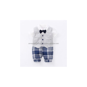 Ropa de bebé mameluco último diseño de Material orgánico Extra suave bebé mamelucos precio al por mayor - Product Image 1