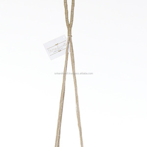 Porte-plantes en macramé tendance, panier en corde fait main - Product Image 1