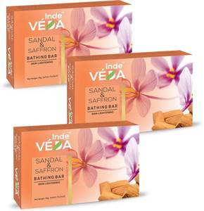Herbal Sandalwood & Saffron Bathing Bar <b>Soap</b> for Glowing Skin, <b>Whitening</b>, Brightening & Moisturizing | OEM Bulk Wholesale Export - Product Image 1