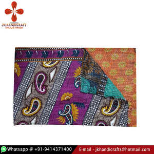 Fournisseur d'Or Vente en Gros Tapisserie Indienne Unique Vintage Sari Jeté - Product Image 1