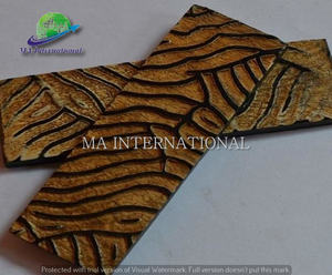 Mango de cuchillo de cuerno de corteza Natural de búfalo de agua multicuchillo OEM personalizado al mejor precio con hoja de acero inoxidable para uso Industrial - Product Image 5