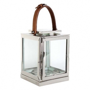 โคมไฟแก้วเหล็กตั้งโต๊ะสำหรับตกแต่งโต๊ะทานอาหารค่ำโคมไฟเทียนทำมือ - Product Image 1