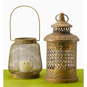 New gold lantern for wedding
