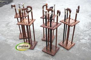 Searock — bâton de marche et parapluie, modèle ancien de styliste en bois sheesjambon - Product Image 2