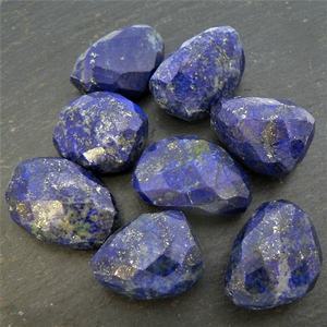 Lapis lazuli de haute qualité pépite à facettes dégringolé pierres précieuses percées collier de guérison en cristal naturel à brin complet grossiste - Product Image 4