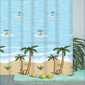 ม่านอาบน้ำลายพิมพ์สวยงามม่านห้องน้ำหลากสี - Product Image 2