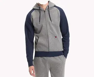 Sudadera con capucha con cremallera completa para hombre, jersey de abrigo estándar para hombre, bonito, al por mayor.