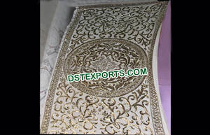 ผ้าม่านสำหรับฉากหลังของเวทีมีเฮนดีปักลายสำหรับงานแต่งและงานเลี้ยง - Product Image 4