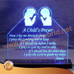 Logo personalizado de Perspex, signo de luz LED azul, acrílico, LED, señal base - Product Image 4